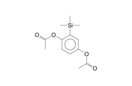 Acetic acid, 4-acetoxy-3-trimethylsilylphenyl ester