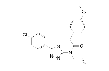 N-allyl-N-[5-(4-chlorophenyl)-1,3,4-thiadiazol-2-yl]-2-(4-methoxyphenyl)acetamide