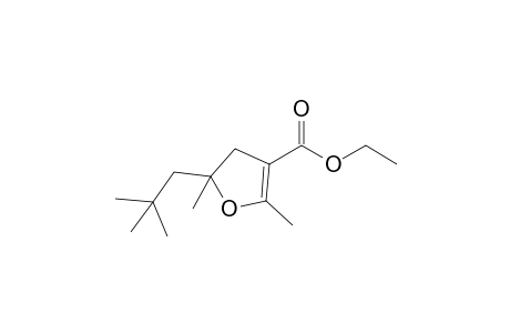 Ethyl 2-methyl-5-neopentyl-5-methyl-4,5-dihydrofuran-3-carboxylate