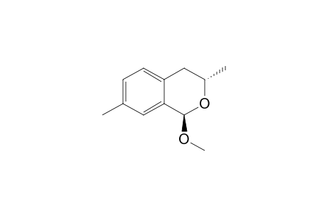(1R,3S)-1-Methoxy-3,7-dimethyl-isochroman