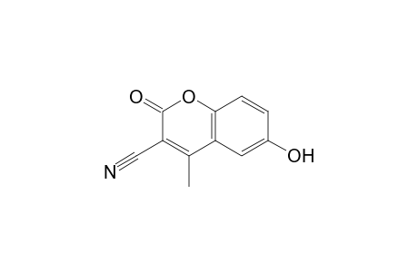 2H-1-benzopyran-3-carbonitrile, 6-hydroxy-4-methyl-2-oxo-