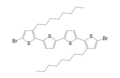 5,5"'-Dibromo-3,3"'-bis(octyl)-2,2':5',2":5",2"'quterthiophene