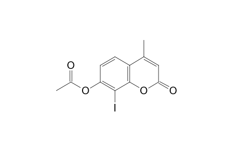 7-hydroxy-8-iodo-4-methylcoumarin, acetate