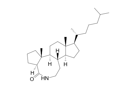 7-Aza-A-nor-B,B-dihomo-5.alpha.-cholestan-6-one