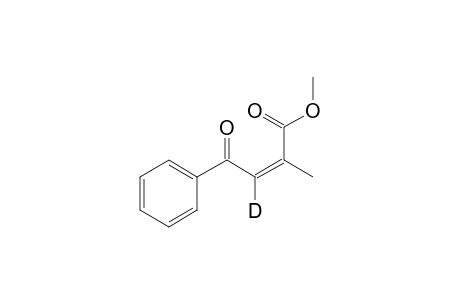 (Z)-3-deuterio-2-methyl-4-oxo-4-phenyl-2-butenoic acid methyl ester