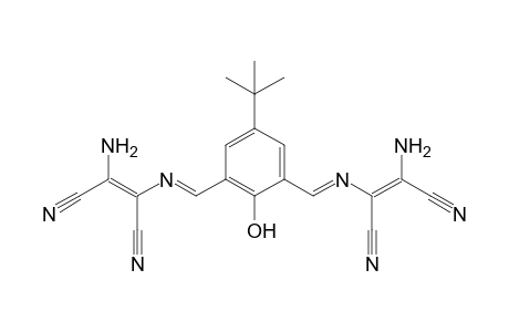 2,6-bis{[(2'-Amino-1',2'-dicyanoethenyl)imino]methyl}-4-(t-butyl)phenol