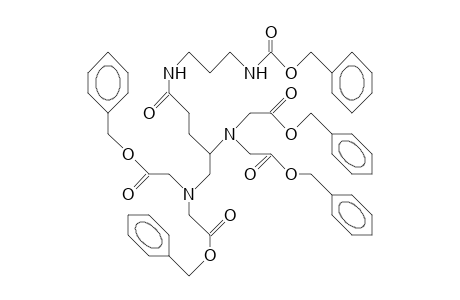 4,5-Bis(di<benzyloxycarbonylmethyl>amino)-N-(benzyloxycarbonyl-aminopropyl)-valeramide
