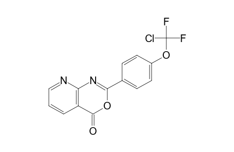 4H-Pyrido[2,3-d][1,3]oxazin-4-one, 2-[4-(chlorodifluoromethoxy)phenyl]-