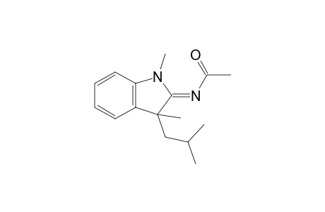 N-[1,3-Dihydro-1,3-dimethyl-3-(2'-methylpropyl)-2H-indol-2-yliden]-acetamide
