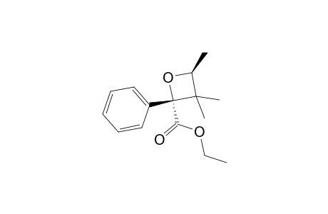 (2R,4S)-3,3,4-Trimethyl-2-phenyl-oxetane-2-carboxylic acid ethyl ester