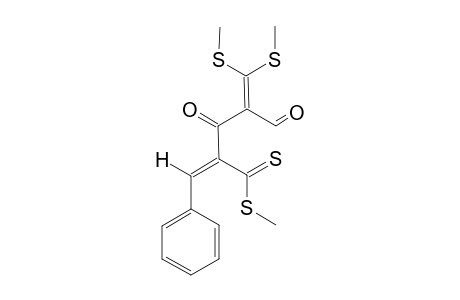 METHYL-(4-E)-5-PHENYL-3-OXO-1,1-DI-(METHYLTHIO)-1,4-PENTADIENE-2-CARBALDEHYDE-4-DITHIOCARBOXYLATE