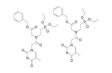 BENZYL-N-[2-(DIETHYLPHOPPHONYL)-ETHYL]-N-(THYMIN-1-YL-ACETYL)-GLYCINATE