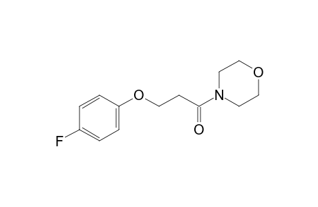 4-[3-(p-fluorophenoxy)propionyl]morpholine