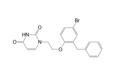 2,4(1H,3H)-pyrimidinedione, 1-[2-[4-bromo-2-(phenylmethyl)phenoxy]ethyl]-