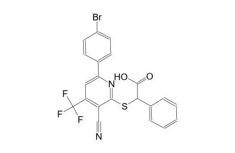 {[6-(4-bromophenyl)-3-cyano-4-(trifluoromethyl)-2-pyridinyl]sulfanyl}(phenyl)acetic acid