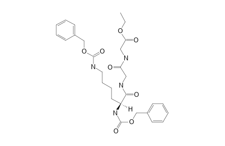 ETHYL-N-(BENZYLOXYCARBONYL)-EPSILON-(BENZYLOXYCARBONYL)-LYSYLGLYCYLGLYCINE