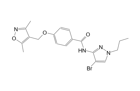 benzamide, N-(4-bromo-1-propyl-1H-pyrazol-3-yl)-4-[(3,5-dimethyl-4-isoxazolyl)methoxy]-