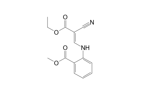 Benzoic acid, 2-[(2-cyano-3-ethoxy-3-oxo-1-propenyl)amino]-, methyl ester, (E)-
