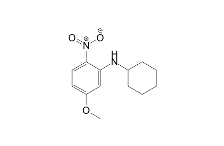 N-cyclohexyl-5-methoxy-2-nitro-aniline