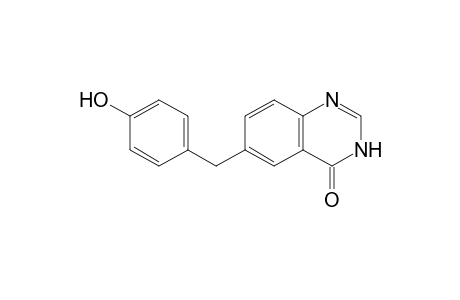 6-[(p-Hydroxyphenyl)methyl]-3H-quinazolin-4-one