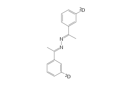 Acetophenone-m,m'-D2 azine