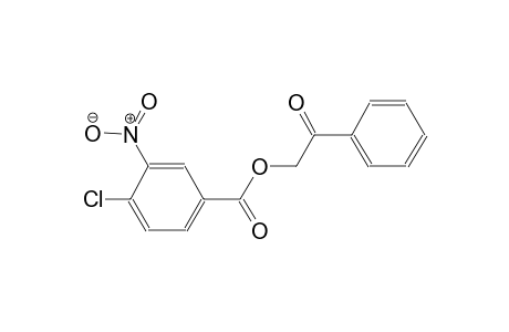 benzoic acid, 4-chloro-3-nitro-, 2-oxo-2-phenylethyl ester