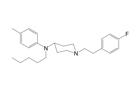 1-[2-(4-Fluorophenyl)ethyl]-N-4-methylphenyl-N-pentylpiperidin-4-amine