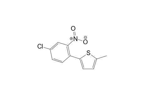 2-(4-Chloro-2-nitrophenyl)-5-methylthiophene