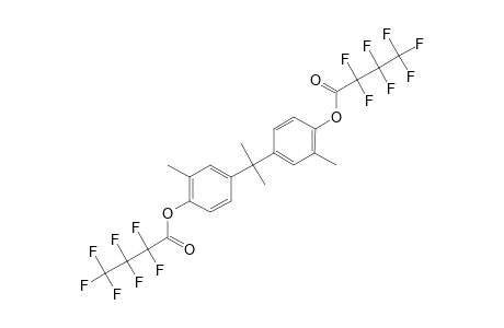 Bisphenol C, bis(heptafluorobutyrate)