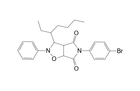 2H-Pyrrolo[3,4-d]isoxazole-4,6(3H,5H)-dione, 5-(4-bromophenyl)-3-(1-ethylpentyl)dihydro-2-phenyl-