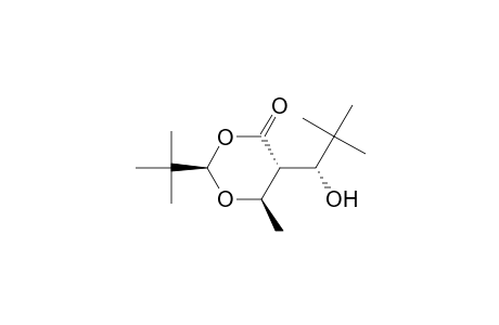 (2R,5R,6R)-2-tert-butyl-5-[(1R)-1-hydroxy-2,2-dimethyl-propyl]-6-methyl-1,3-dioxan-4-one