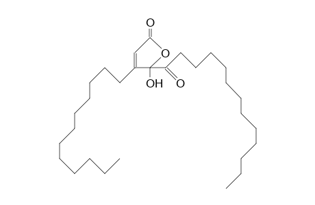 4-Dodecyl-5-hydroxy-5-tridecanoyl-2(5H)-furanone