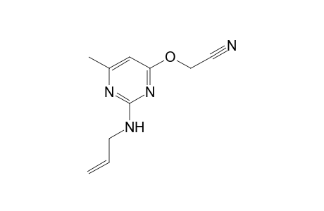 (2-Allylamino-6-methyl-pyrimidin-4-yloxy)-acetonitrile