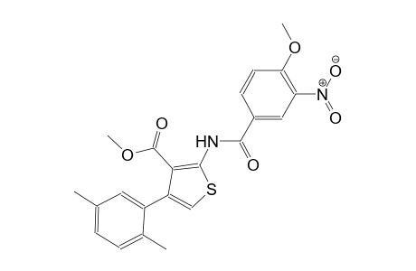 methyl 4-(2,5-dimethylphenyl)-2-[(4-methoxy-3-nitrobenzoyl)amino]-3-thiophenecarboxylate