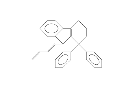7,8-Benzo-9-(1(E),3(E)-butadienyl)-2,2-diphenyl-bicyclo(4.3.0)non-1(6)-ene
