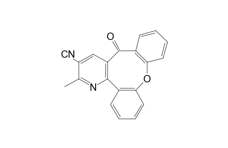 2-Methyl-5-oxo-5H-dibenzo[2,3:7,8]oxocino[4,5-b]pyridine-3-carbonitrile