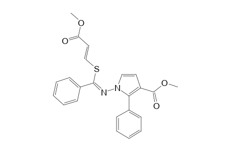 METHYL-1-[(Z)-2-METHOXYCARBONYLVINYLTHIO]-1-PHENYL-METHYLIDENEAMINO]-2-PHENYL-1H-PYRROLE-3-CARBOXYLATE
