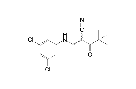 3-(3,5-dichloroanilino)-2-pivaloylacrylonitrile