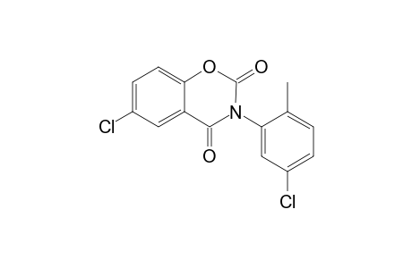 2H-1,3-Benzoxazine-2,4(3H)-dione, 6-chloro-3-(5-chloro-2-methylphenyl)-