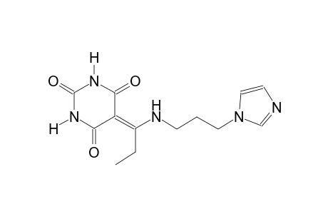 5-(1-{[3-(1H-imidazol-1-yl)propyl]amino}propylidene)-2,4,6(1H,3H,5H)-pyrimidinetrione