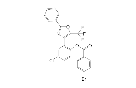 4-Chloro-2-(2-phenyl-5-(trifluoromethyl)oxazol-4-yl)phenyl 4-bromobenzoate