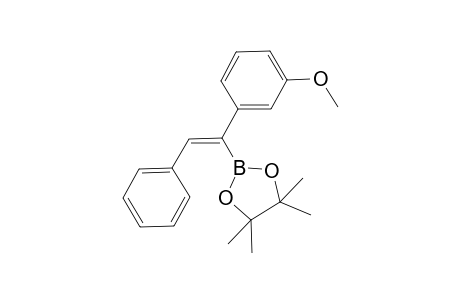 (E)-2-(1-(3-methoxyphenyl)-2-phenylvinyl)-4,4,5,5-tetramethyl-1,3,2-dioxaborolane
