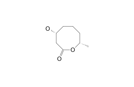 (4R,8S)-4-hydroxy-8-methyloxocan-2-one