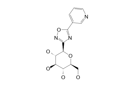 3-C-(BETA-D-GLUCOPYRANOSYL)-5-(3-PYRIDYL)-1,2,4-OXADIAZOLE