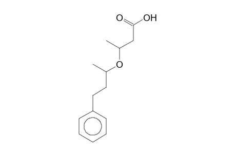 3-(1-Methyl-3-phenylpropoxy)butanoic acid