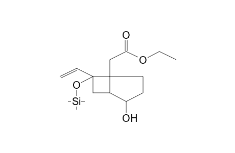 Bicyclo[3.2.0]heptan-2-ol, 5-(ethoxycarbonylmethyl)-6-(trimethylsilyloxy)-6-vinyl-