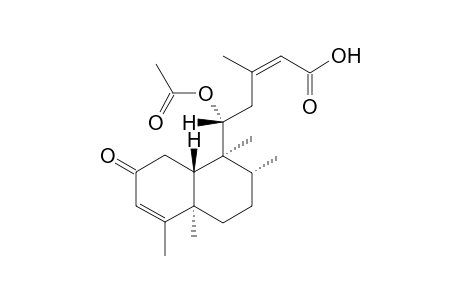 11R*-acetoxy-2-oxokolavenic acid