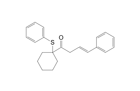 (3E)-1-[1-(Phenylsulfanyl)cyclohexyl]-4-phenylbut-3-en-1-one