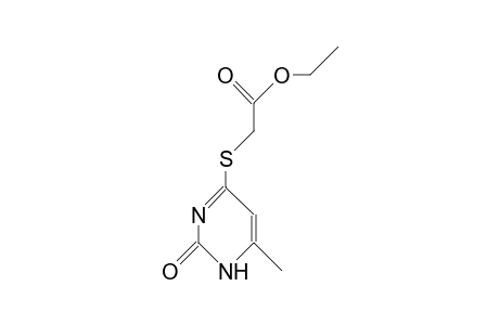 4-Ethoxycarbonylmethylthio-6-methyl-uracil