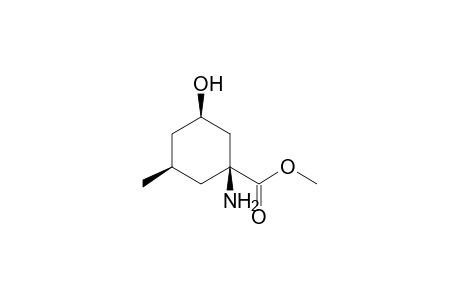 Methyl (1S,3R,5R)-1-Amino-3-hydroxy-5-methylcyclohexane-1-carboxylate